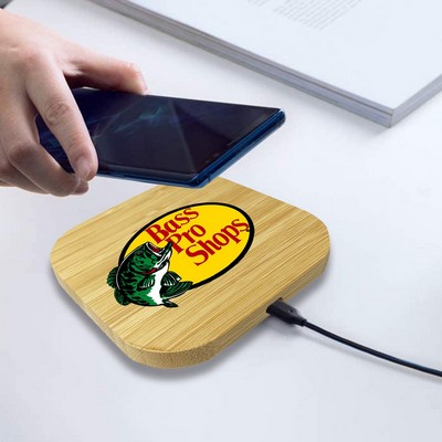 Evoa 15W Bamboo Wireless Charger